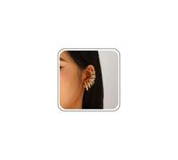 Cybche Vintage Gold Ohrmanschette Ohrring Nicht Durchbohrt Volle Manschette Ohrringe Geometrische Hohlen Knorpel Ohrringe Minimalistischen Ohr Kletterer Crawler Ohrringe Helix Gefälschte Wrap Ohrringe