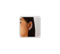 Cybche Vintage Silber Ohrmanschette Ohrring Nicht Durchbohrt Volle Manschette Ohrringe Geometrischen Hohlen Knorpel Ohrringe Minimalistische Ohr Kletterer Crawler Ohrringe Helix Fake Wrap Ohrringe