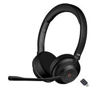 Cyber Acoustics Auriculares inalámbricos profesionales con cancelación de ruido AI (HS-1500BT II) - Incluye tecnología de cancelación de ruido alimentada por ANC y IA para llamadas de sonido