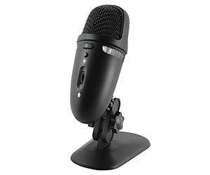Cyber Acoustics CVL-2009 Teton Premium - Micrófono USB con Luces Multicolor