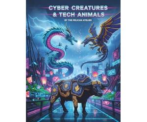Cyber Creatures & Tech Animals: A Cyberpunk Coloring Book of Mecha Beasts, Mythic Spirits & Neon City Scenes (Neon Visions & Altered States: Psychedelic & Cyberpunk)