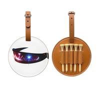 Cyber Glasses - Bolsa de almacenamiento para camisetas de golf con estampado marrón, diseño portátil, fácil de organizar