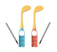 Cyber Golf Club para para Switch 2 Joycon, accesorios de juegos deportivos con muñequera mini clubes de golf con soporte de agarre de control