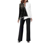 Cyber Monday 2024 Conjunto Dos Piezas Verano Conjunto Pantalon Y Top Pantalones Mujer Vestir Comodos Deal of The Day Prime Today Todays Daily Deals Colla
