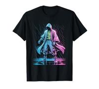 Cyber Monk Storm Brazo robótico Streetwear Futurista Camiseta
