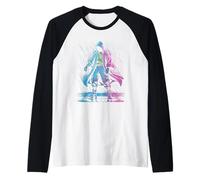 Cyber Monk Storm Brazo robótico Streetwear Futurista Camiseta Manga Raglan