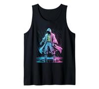 Cyber Monk Storm Brazo robótico Streetwear Futurista Camiseta sin Mangas