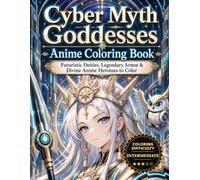 Cyber Myth Goddesses: Anime Coloring Book: Futuristic Deities, Legendary Armor & Divine Anime Heroines to Color (Mythic Worlds Coloring Books)