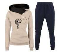 Cyber of Monday 2024 Chandal Mujer Completo Blanco Pantalon Ancho Canale Traje Deportivo Mujer Invierno Pantalón Blanco Mujer Ropa De Verano Mujer 2024 Prime Deals of The Day Today Only Buy Again