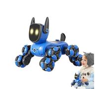 Cyber Pup Motion - Droide de cuatro ruedas, unidad de truco remoto | Kiddance interactivo Techplay Robosequenz Youthfun Skillboost, Multimotion Performance Rhythmengine Eightwheel CreativeMode