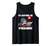 Cyber Security Phishing Awareness Funny IT Humor Cita Camiseta sin Mangas