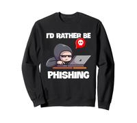 Cyber Security Phishing Awareness Funny IT Humor Cita Sudadera