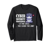 Cyber Security Professional Link Click Conciencia Humor Manga Larga
