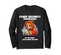 Cyber Security Professional Link Click Conciencia Humor Manga Larga