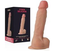 Cyber Silicock CYBER SILICOCK ANSEL REALISTICO SILICONA LIQUIDA 15.5CM 300 g