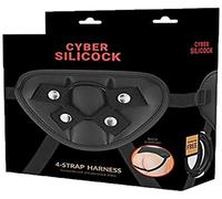 Cyber Silicock CYBER SILICOCK ARNÉS CON 3 ANILLAS SILICONA 400 g