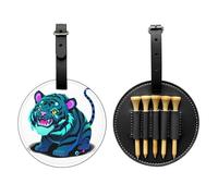 Cyber Tiger Circuit - Bolsa de almacenamiento para camisetas de golf con estampado negro, diseño portátil, fácil de organizar