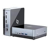 CyberGeek Mini PC Windows 11 Pro, 8GB RAM 3200MHz, 256GB PCIe SSD Intel N5095A Quad-Core, Mini Computadora de Escritorio, Mini Ordenador Micro PC con 4K Dual Display, WiFi, RJ45, VESA, Office/Home