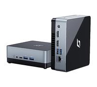 CyberGeek Nano A1 Mini PC, mini computadora Intel 12th Alder Lake N100, 16 GB DDR4 RAM 1 TB PCIe SSD pequeña PC, mini computadora compatible con visualización dual 4K, USB3.0/WiFi 6/BT5.2/RJ45/VESA