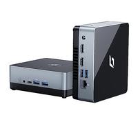 CyberGeek Nano J1 Linux Mini PC, Intel N5095A Quad-Core, computadoras de computadora pequeñas con 16 GB de RAM, SSD PCIe de 1 TB, visualización dual 4K, WiFi, tipo C, RJ45, VESA, Ubuntu OS para