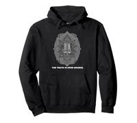 Cybernetic Archive Blueprint - The Truth IS Open Source Sudadera con Capucha