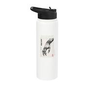 Cybernetic Hand Japanese Streetwear Cyberpunk Tokyo Tech Art Stainless Steel Insulated Water Bottle