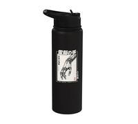 Cybernetic Hand Japanese Streetwear Cyberpunk Tokyo Tech Art Stainless Steel Insulated Water Bottle
