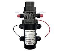 CYBERNOVA Bomba autocebante de diafragma de alta presión de agua dulce de DC 12 V 100 PSI 4,5 l/m Caravana/Barco/RV/Jardín (3210)