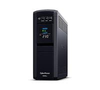 CyberPower CP1200EIPFCLCD SAI/UPS Interactivo Línea 1200VA 720W Salida Senoidal Pura 220V-240V con Pantalla LCD, 6 Tomas y Protección Ethernet