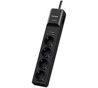 CyberPower P0420SUD0-DE limitador de tensión Negro 4 salidas AC 200 - 250 V 1,8 m