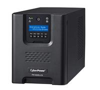 CyberPower PR1000ELCD - Fuente de alimentación Continua (UPS) (1000 VA, 900W, 230V, C14 Coupler, Sealed Lead Acid (VRLA), 8h) Negro