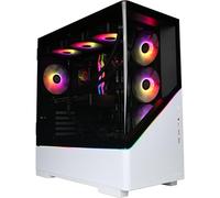 CYBERPOWERPC Luxe Gaming - Ordenador de sobremesa para videojuegos (AMD Ryzen 7 9800X3D, Nvidia RTX 5060, 32 GB de RAM, SSD NVMe de 2 TB, 650 W PSU, Windows 11, refrigeración líquida, amatista curva