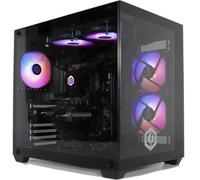 CYBERPOWERPC Luxe Gaming PC - AMD Ryzen 7 5700X, Nvidia RTX 5060 Ti 8GB, 32GB RAM, 1TB NVMe SSD, 650W 80+ PSU, Wi-Fi, Refrigeración a Liquido CPU, Windows 11, Ark RGB