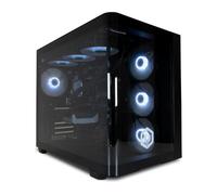CyberpowerPC Ordenador de lujo para videojuegos - AMD Ryzen 7 9800X3D, NVIDIA RTX 5060 Ti, 32 GB de RAM, SSD NVMe de 1 TB, PSU de 650 W, Windows 11, Liquid Cooling, Ark Curve Black