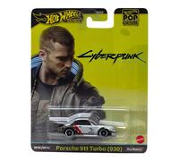 CYBERPUNK Porsche 911 Turbo Modelo Auto DieCast Escala 1/64 Hot Wheels HXD95