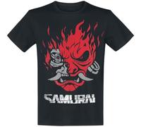 Cyberpunk Samurai - BandMerch Hombre Camiseta Negro M 100% algodón Vorne Bedruckt Regular