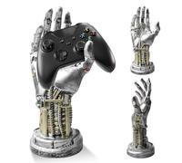 Cyberpunk - Soporte para auriculares, auriculares y controlador de resina de y aspecto de metal, soporte para juegos y controlador, adecuado para vitrina, decoración