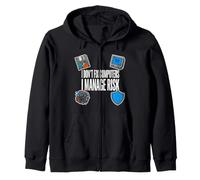 Cybersecurity I Don't Fix Computers I Manage Risk Sudadera con Capucha