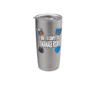 Cybersecurity I Don't Fix Computers I Manage Risk Vaso térmico de acero inoxidable de doble pared