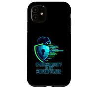 Cybersecurity Is My Superpower IT Tech Hacker Carcasa para iPhone 11