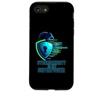 Cybersecurity Is My Superpower IT Tech Hacker Carcasa para iPhone SE (2020) / 7/8
