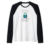Cybersecurity Pen Tester Not A Hacker Security Auditor Camiseta Manga Raglan