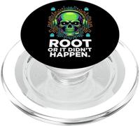 Cybersecurity Root Access Hacker Linux Pentest PopSockets PopGrip para MagSafe