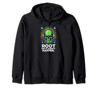 Cybersecurity Root Access Hacker Linux Pentest Sudadera con Capucha