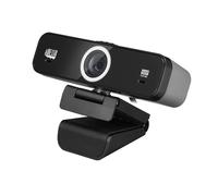 CyberTrack K1, 1080P FULL HD Fixed Focus USB Webcam with Adjustable View Angle Built-in Dual Microphones, Privacy Shutter, Audio/Video Mode Privacy ON/OFF Switch & Tripod Mount