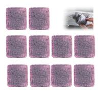 Cyberwork 10pcs Estropajo con Jabón en Polvo Estropajo de Cocina Cepillo de Lana de Acero,Lana de Acero desechable Cepillo de Cocina para Lavar Platos, jabón,Bola de Limpieza Que Contiene