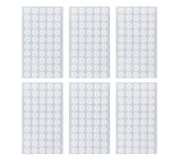 Cyberwork 300 Piezas 20mm Puntos Adhesivos Doble Cara, Adhesivo Doble Cara Extrafuerte Transparente, Cinta Adhesiva Redonda Impermeable y Sin Rastros para Auto, Marco, Ganchos y Decoración del Hogar