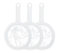 Cyberwork 3Pcs Colador de Tela de Cocina,colador plastico de Telas con Asa,100/200/400 Filtro de Malla,Filtro de Cocina,Filtro de separación de escoria para leche de soja, café, leche, yogur, jugo