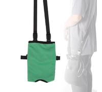 Cyberwork Bolsas para catéter universal, soporte elástico y versátil para catéter de pierna, bolsas de orina para llevar, correa de hombro ajustable y abertura invisible, usable y discreta (Verde)