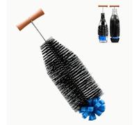Cyberwork Cepillo limpiabiberones de 31 cm con Cabezal de Esponja Suave, Compatible con Botella de Cristal Sodastream, Limpiador de Botellas sin arañazos, Elimina la Suciedad persistente